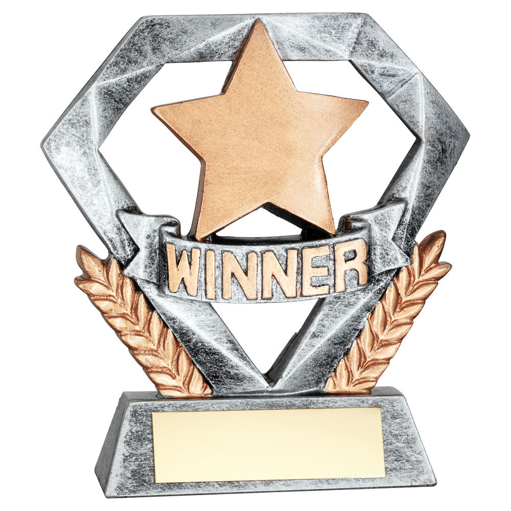 PEW/GOLD WINNER MINI DIAMOND WITH PLATE - 4in