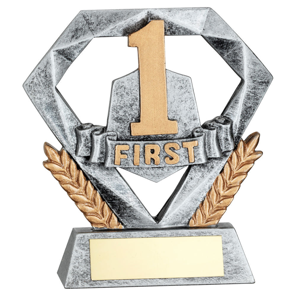 PEW/GOLD FIRST MINI DIAMOND WITH PLATE - 4in
