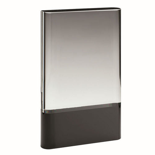 Clear Glass Plaque On Black Base (30mm Thick) - 178mm by Legacy Outfitters