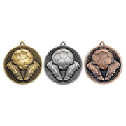 Football Deluxe Medal - 60mm by Legacy Outfitters