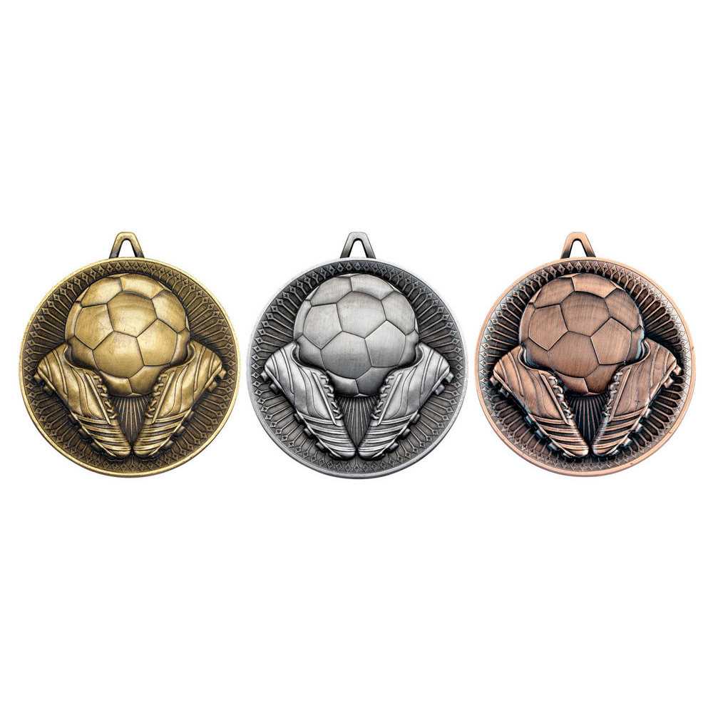 Football Deluxe Medal - 60mm by Legacy Outfitters