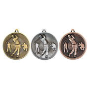 Golf Deluxe Medal - 60mm by Legacy Outfitters