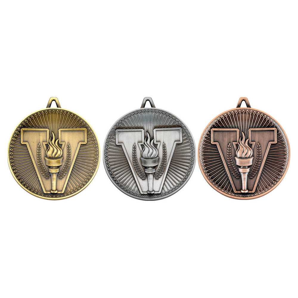 Victory Torch Deluxe Medal - 60mm by Legacy Outfitters