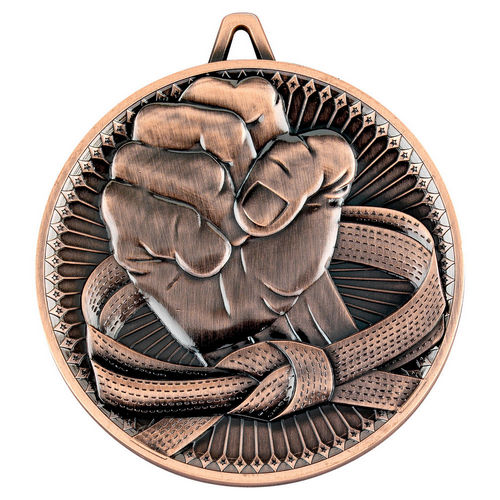 Martial Arts Deluxe Medal - 60mm - Bronze by Legacy Outfitters