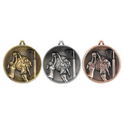 Netball Deluxe Medal - 60mm by Legacy Outfitters