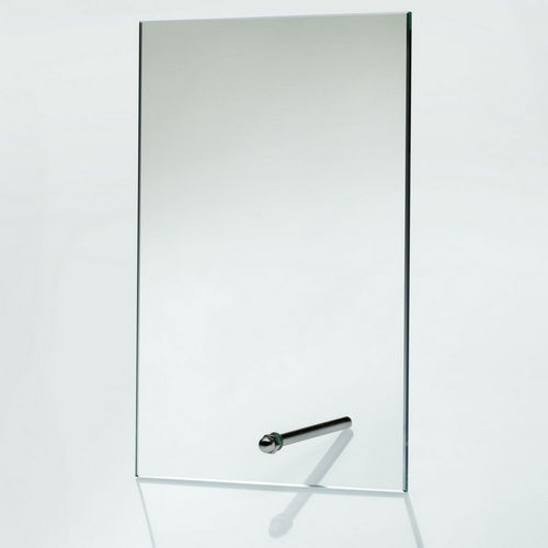 Jade Glass Rectangle Plaque With Metal Stand (4mm Thick) - 159mm by Legacy Outfitters