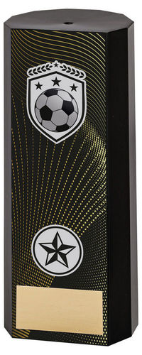 Black Plastic Filled Column Football (1in Cen) - 152mm by Legacy Outfitters