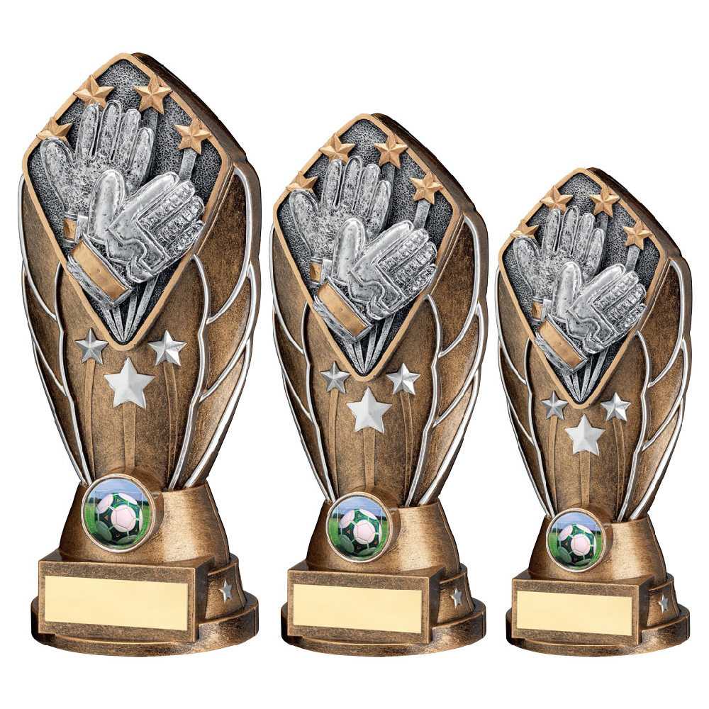 Bz/Silv Diamond Column + Goalkeeper Disc & Plate (1in Cen) by Legacy Outfitters