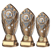Bz/Silv Diamond Column + Managers Player Disc & Plate (1in Cen) by Legacy Outfitters