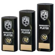 Black Plastic Filled Column Football Managers Player (1in Cen) by Legacy Outfitters
