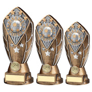 Bz/Silv Diamond Column + Parents Player Disc & Plate (1in Cen) by Legacy Outfitters