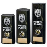 Black Plastic Filled Column Football Parents Player (1in Cen) by Legacy Outfitters