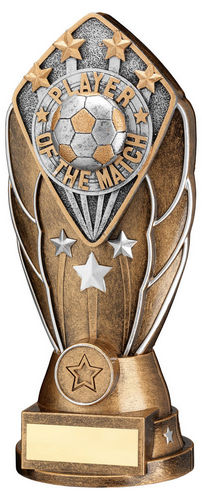 Bz/Silv Diamond Column + Player Of The Match Disc & Plate (1in Cen) - 171mm by Legacy Outfitters