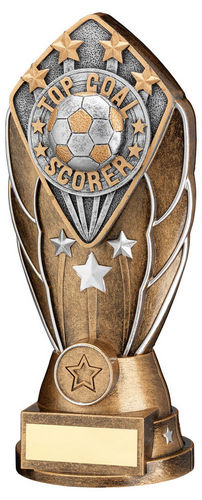 Bz/Silv Diamond Column + Top Goal Scorer Disc & Plate (1in Cen) - 171mm by Legacy Outfitters