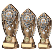 Bz/Silv Diamond Column + Top Goal Scorer Disc & Plate (1in Cen) by Legacy Outfitters