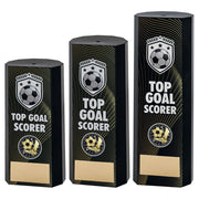 Black Plastic Filled Column Football Top Goal Scorer (1in Cen) by Legacy Outfitters
