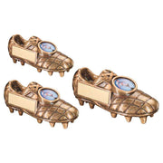 Brz/Gold Football Boot With Plate (1in Centre) by Legacy Outfitters