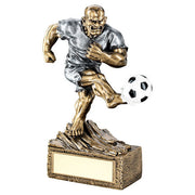 BRZ/PEW FOOTBALL BEASTS FIGURE WITH PLATE - 6.75in