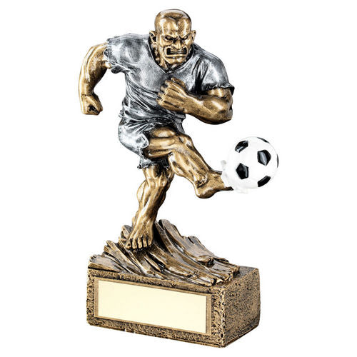 BRZ/PEW FOOTBALL BEASTS FIGURE WITH PLATE - 6.75in