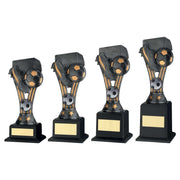 Pewter/Gold Plastic Wembley Fig On Base (1in Cen) by Legacy Outfitters