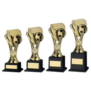 Gold/Black Plastic Wembley Figure On Filled Base (1in Cen) by Legacy Outfitters