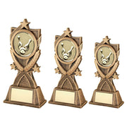 Brz/Gold 3 Star Wreath Series With Ten Pin Insert And Plate by Legacy Outfitters