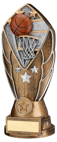 Bz/Silv Diamond Column + Basketball Disc & Plate (1in Cen) - 171mm by Legacy Outfitters
