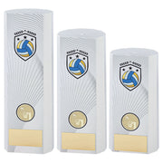 White Plastic Filled Column Netball (1in Cen) by Legacy Outfitters