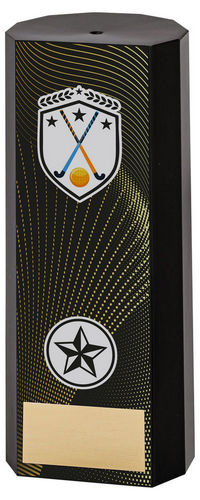 BLACK PLASTIC FILLED COLUMN HOCKEY (1in CEN)