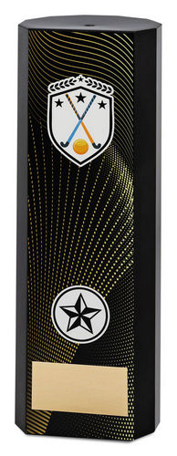 BLACK PLASTIC FILLED COLUMN HOCKEY (1in CEN)