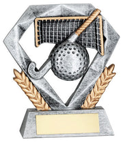 PEW/GOLD HOCKEY MINI DIAMOND WITH PLATE - 4in
