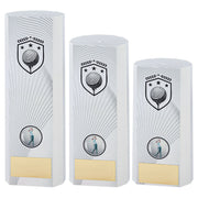 White Plastic Filled Column Golf (1in Cen) by Legacy Outfitters