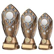 Bz/Silv Diamond Column + Nearest The Pin Disc & Plate (1in Cen) by Legacy Outfitters