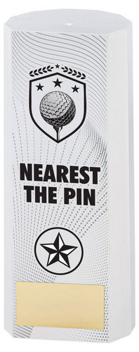 White Plastic Filled Column Golf Nearest The Pin (1in Cen) - 152mm by Legacy Outfitters