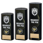 Black Plastic Filled Column Golf Nearest The Pin (1in Cen) by Legacy Outfitters