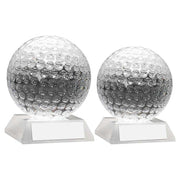 Clear Glass Golf Ball With Plate by Legacy Outfitters