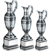 Painted Silver Golf Claret Jug With Plate by Legacy Outfitters
