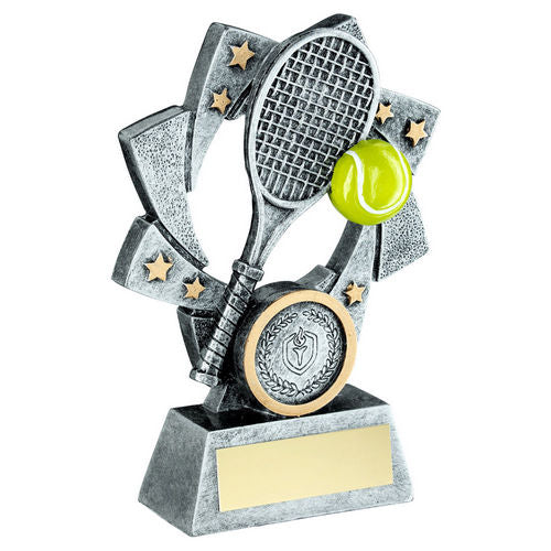 Pew/Gold/Yellow Tennis Star Spiral With Plate (1in Centre) - 108mm by Legacy Outfitters