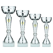 Silver Trophy Cup With Gold Wreath And Plate by Legacy Outfitters