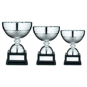 Silver Dimple Bowl Trophy With Plate by Legacy Outfitters