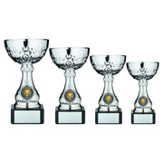 Silv Mini Assembled Trophy Cup With Plate (1in Centre) by Legacy Outfitters
