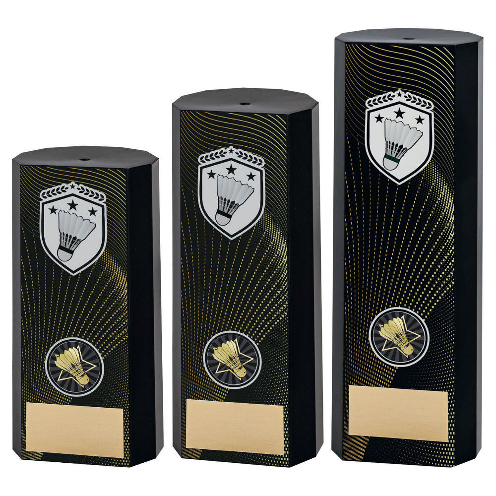 Black Plastic Filled Column Badminton (1in Cen) by Legacy Outfitters
