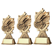 Brz/Gold Darts 3 Star Wreath Series With Plate by Legacy Outfitters