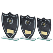 Stone Effect Glass Shield With Vinyl Rowing Insert And Plate by Legacy Outfitters