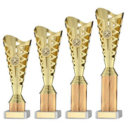 Gold Plastic Titan Cup Assembled On Marble (1in Cen) by Legacy Outfitters