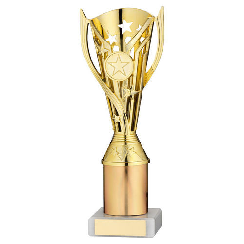 Gold With Tube Plastic Flash Cup Assembled On Marble (1in Cen) - 203mm by Legacy Outfitters