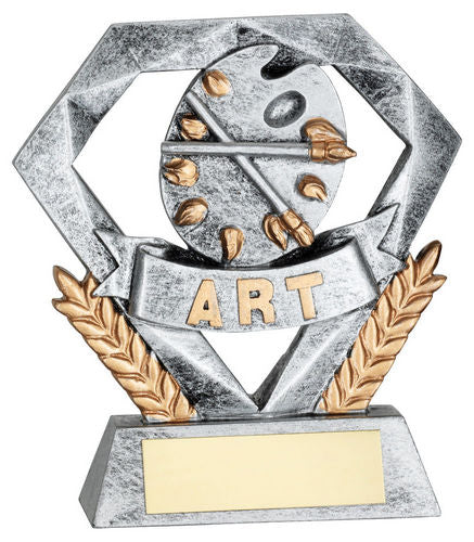 PEW/GOLD ART MINI DIAMOND WITH PLATE - 4in
