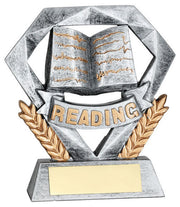 PEW/GOLD READING MINI DIAMOND WITH PLATE - 4in