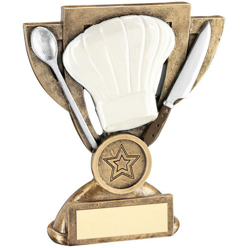 Brz/White/Silver Cooking Mini Cup With Plate (1in Centre) - 127mm by Legacy Outfitters