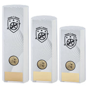 White Plastic Filled Column Cycling (1in Cen) by Legacy Outfitters